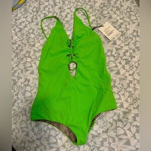 Acacia Swimwear Matcha Green Kokomo One Piece Swimsuit XS